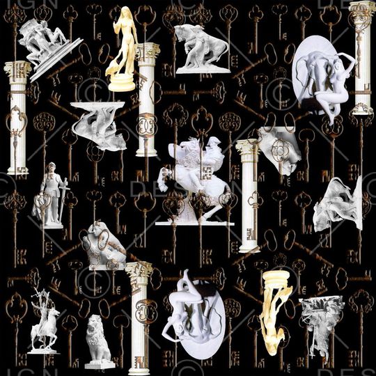 抽像印花华亿平台图片