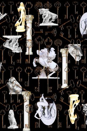 抽像印花华亿平台图片