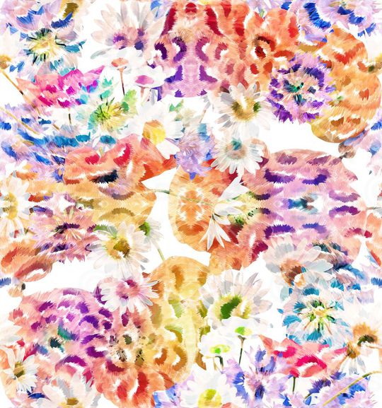 虎纹印花华亿平台图片