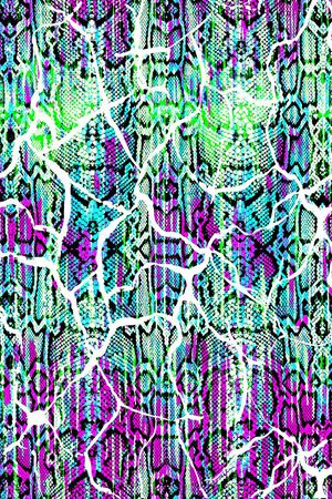 蛇纹印花华亿平台图片