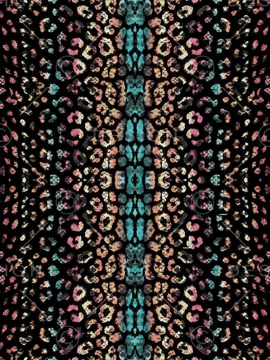 动物纹印花华亿平台图片