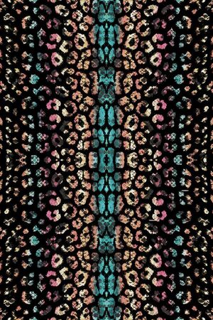 动物纹印花华亿平台图片