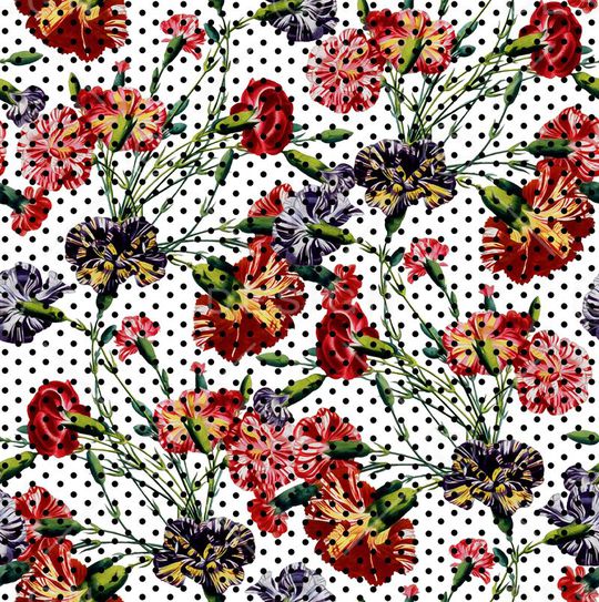 2015 大牌秀场款印花华亿平台图片