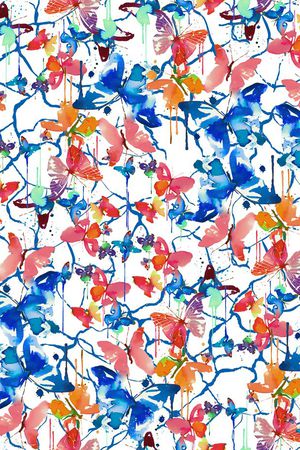 手绘印花华亿平台图片