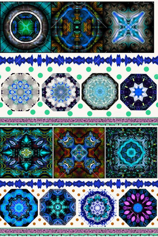 戏曲人物印花华亿平台图片