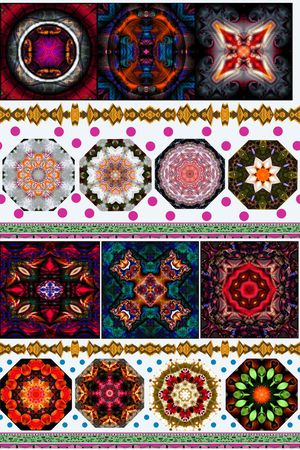 戏曲人物印花华亿平台图片