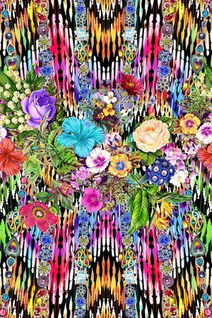 多彩印花华亿平台图片