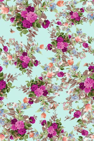 清新印花华亿平台图片