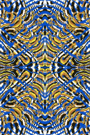 虎纹印花华亿平台图片