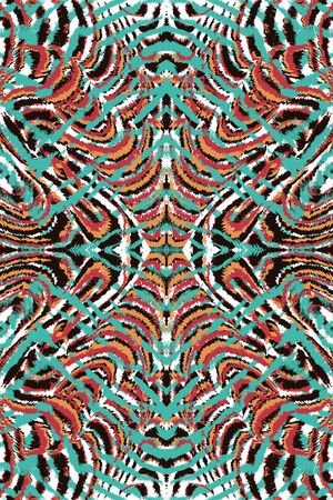 虎纹印花华亿平台图片