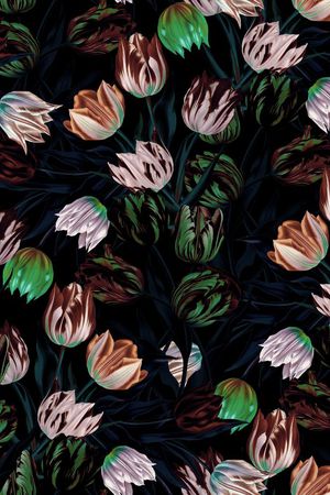 郁金香印花华亿平台图片