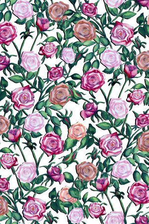 玫瑰印花华亿平台图片