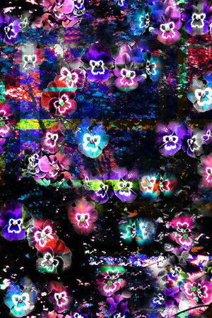 抽象印花华亿平台图片