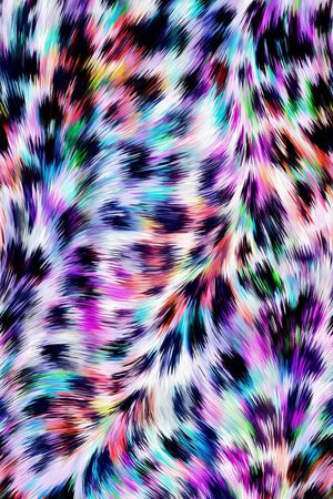 动物纹印花华亿平台图片