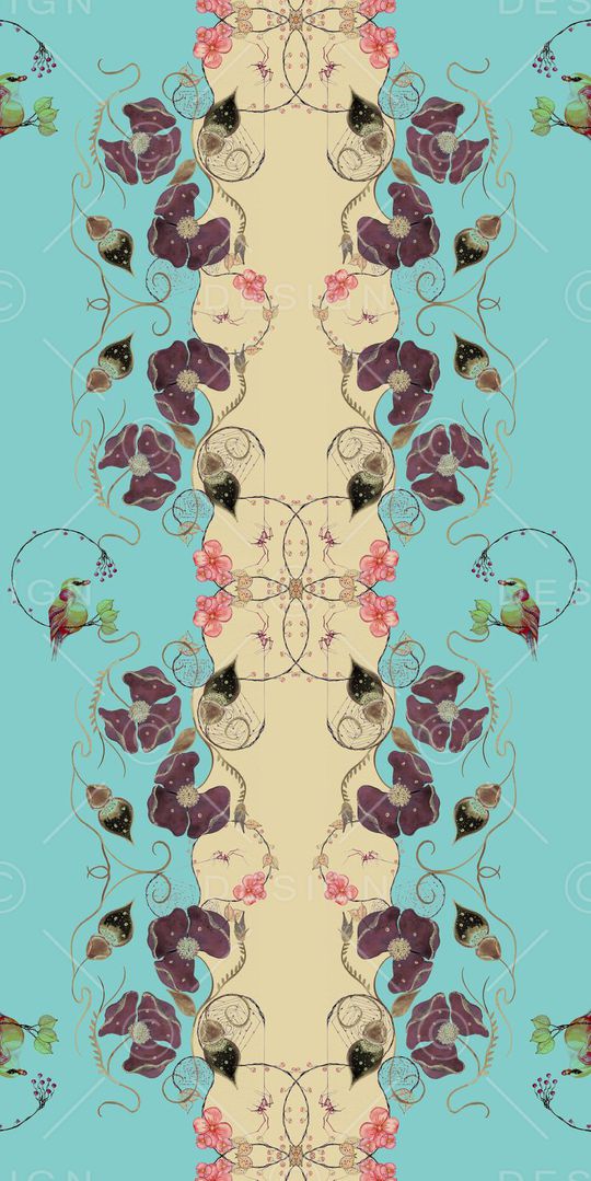 清新印花华亿平台图片