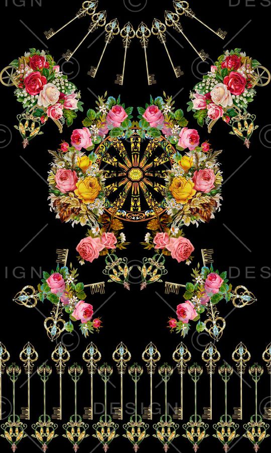 欧式印花华亿平台图片