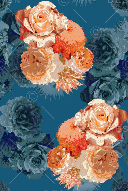 手绘印花华亿平台图片