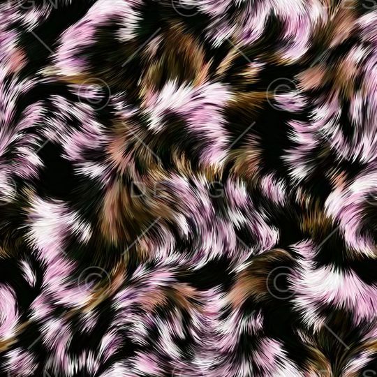 动物纹印花华亿平台图片