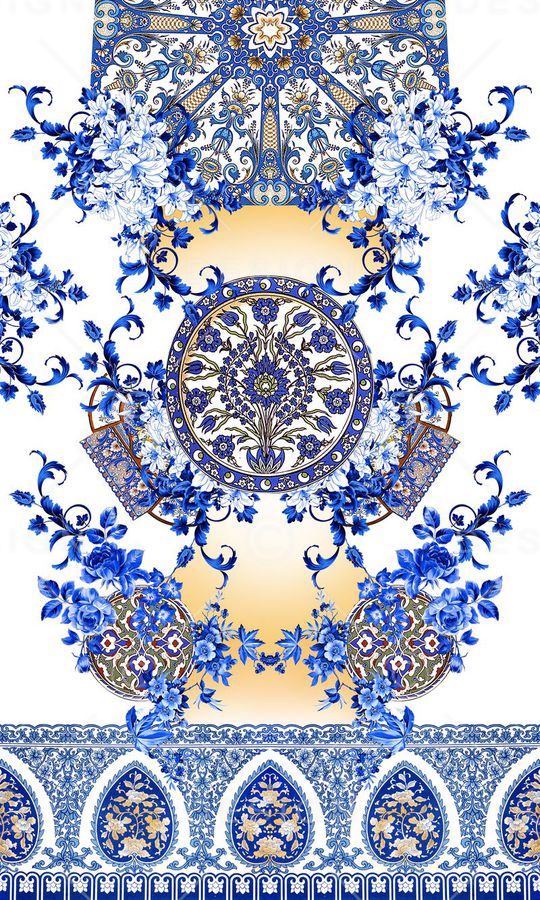 中国风印花华亿平台图片