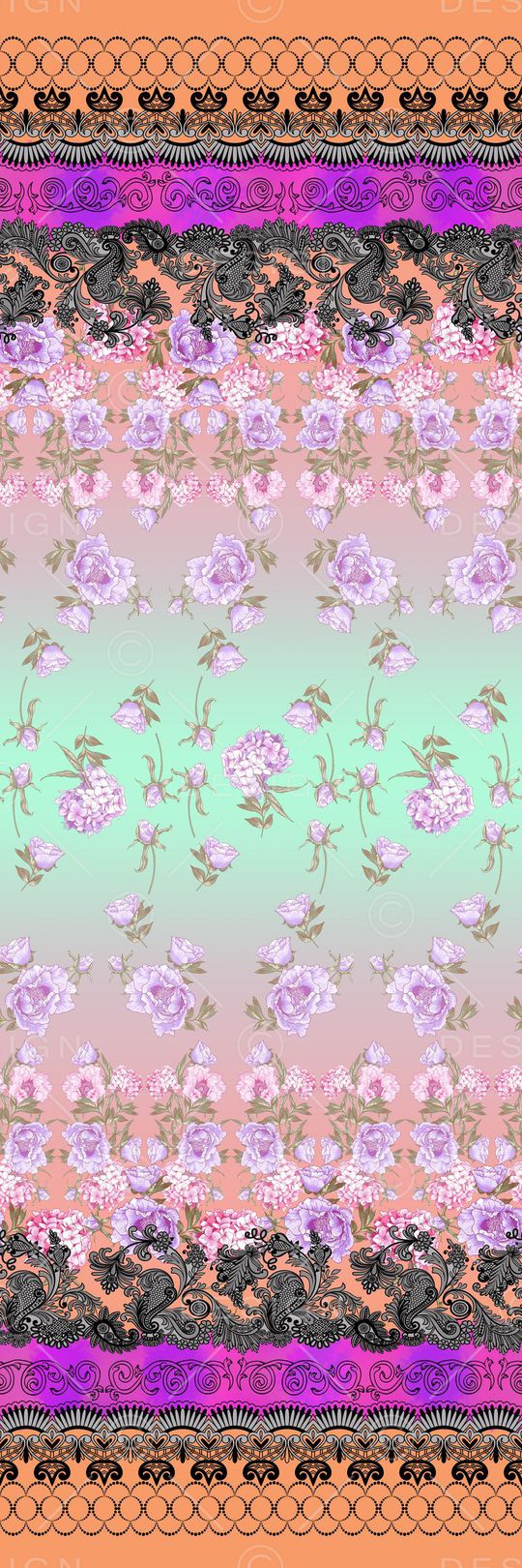 波西米亚风格印花华亿平台图片