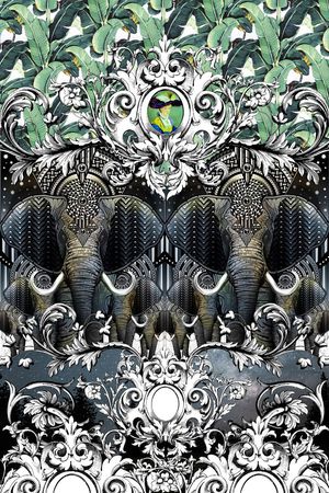 抽象印花华亿平台图片