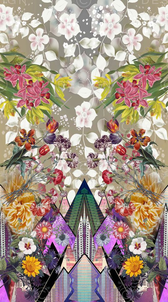 抽象印花华亿平台图片