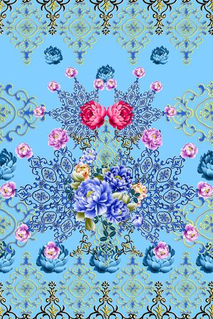 欧式印花华亿平台图片