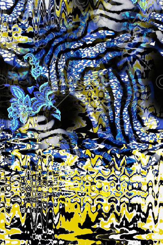 豹纹印花华亿平台图片