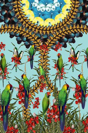 抽象印花华亿平台图片