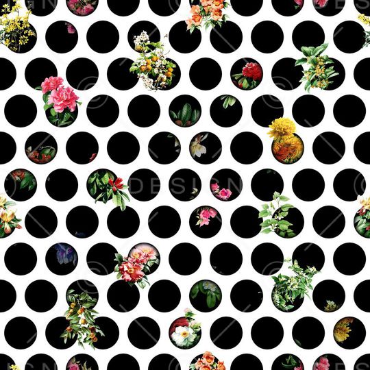 波点印花华亿平台图片