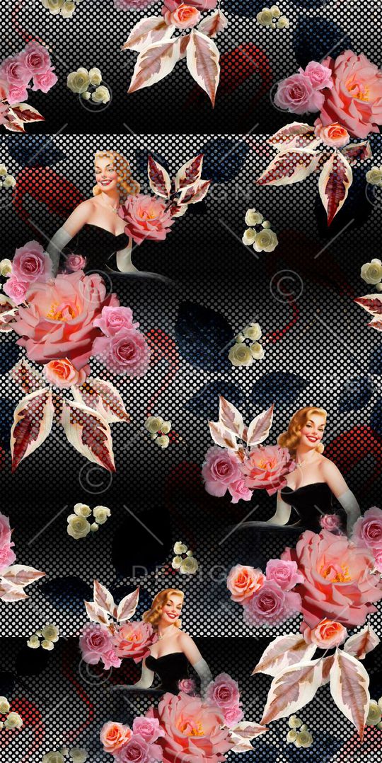 美女印花华亿平台图片