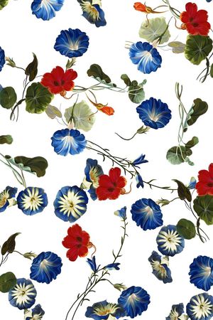 大气素雅印花华亿平台图片