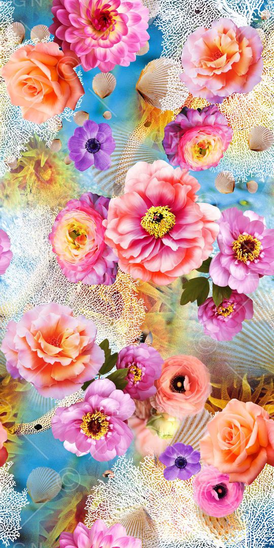 清新印花华亿平台图片