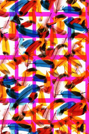 格子印花华亿平台图片