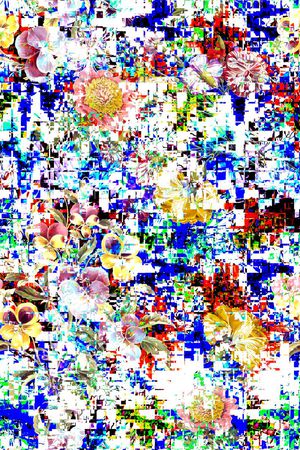 抽象印花华亿平台图片