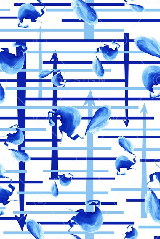 水墨印花华亿平台图片