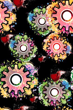 涂鸦印花华亿平台图片