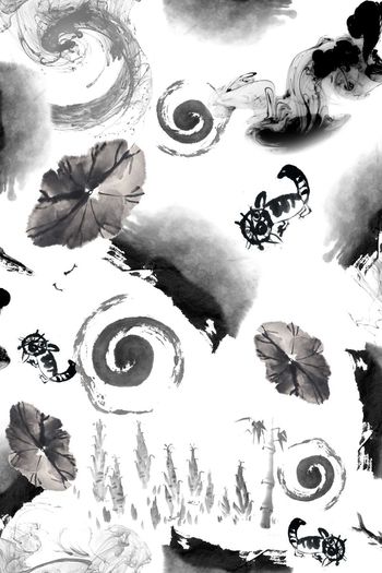 404439-涂鸦水墨猫咪