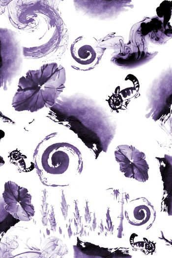 404441-涂鸦水墨猫咪