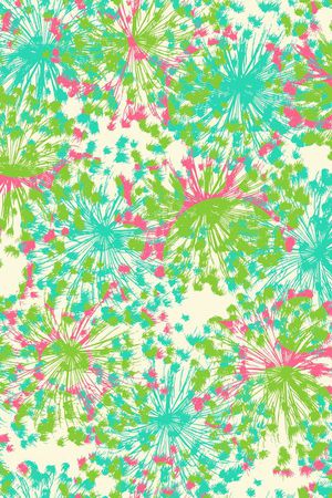 花卉植物印花华亿平台图片