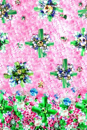 女孩印花华亿平台图片