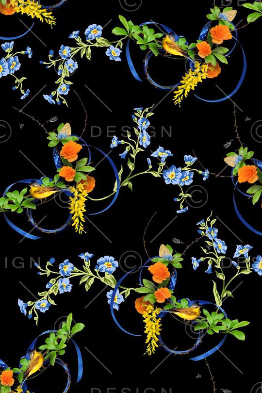 时尚大气印花华亿平台图片