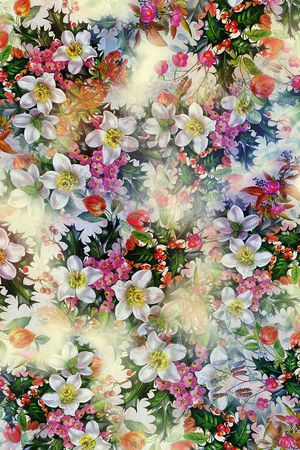 手绘印花华亿平台图片