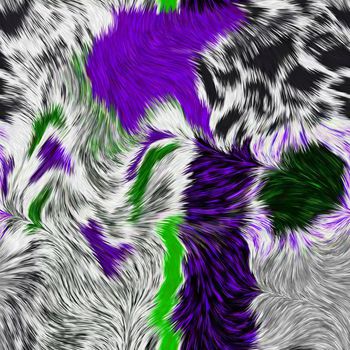 404588-黑白双色动物纹理女装铅笔裤男装箱包