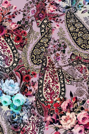 复古印花华亿平台图片