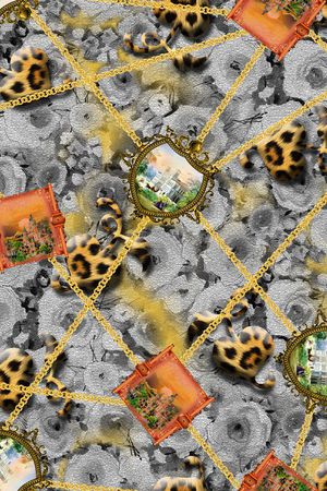 欧式印花华亿平台图片