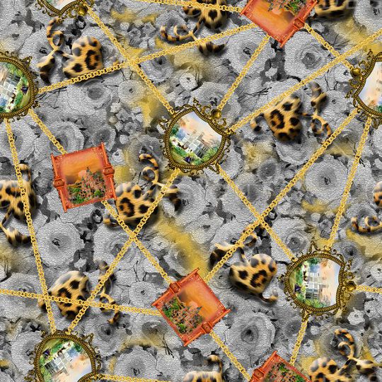 欧式印花华亿平台图片