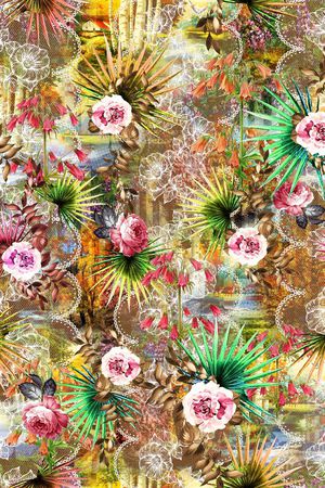 热带印花华亿平台图片