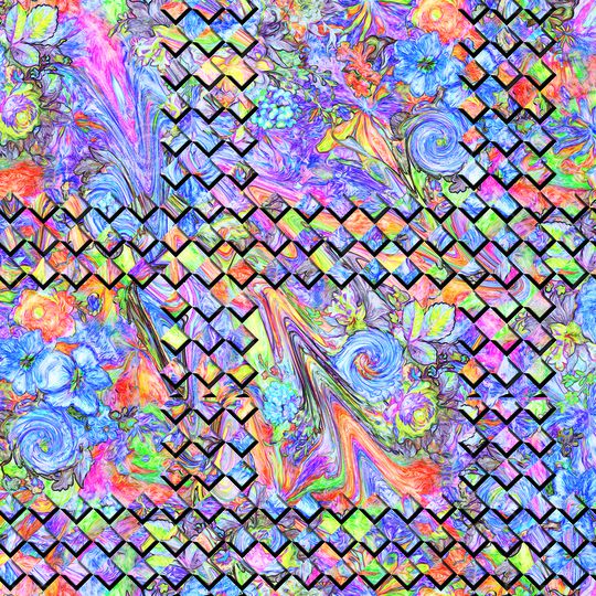 抽象印花华亿平台图片