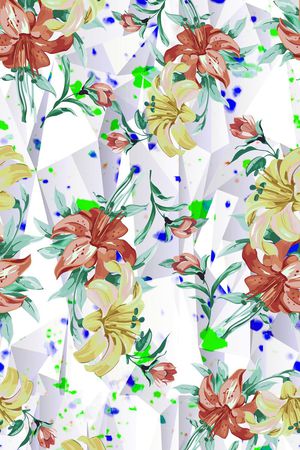 清新印花华亿平台图片